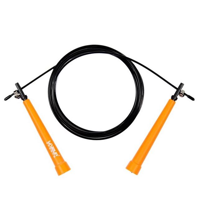 Coarda sarituri, LiveUp, Reglabila, Cauciuc, 3 m, Portocaliu/Negru