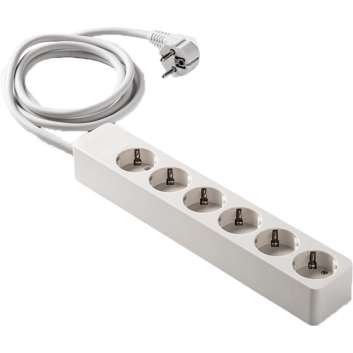 Prelungitor 6 prize shucko 230V 16A Famatel 3m