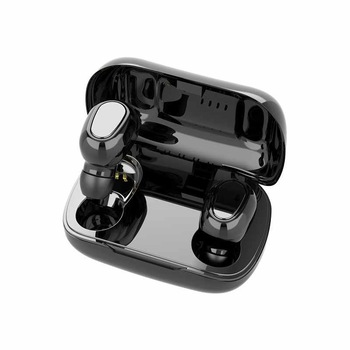 Casti bluetooth L21 TWS, brand Pyramid®, bluetooth 5.0, control tactil, 350mAh, negru, impermeabile, microfon inclus, functie de reducere a zgomotului exterior Casti bluetooth L21 TWS, brand Pyramid®, bluetooth 5.0, control tactil, 350mAh, negru, impermeabile, microfon inclus, functie de reducere a zgomotului exterior