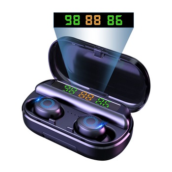 Casti bluetooth F10A TWS, brand Pyramid®, bluetooth 5.0, control tactil, sunet 8D, capacitate de anukare a zgomotului din exterior, negru Casti bluetooth F10A TWS, brand Pyramid®, bluetooth 5.0, control tactil, sunet 8D, capacitate de anukare a zgomotului din exterior, negru
