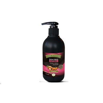 Sapun crema natural cu argan, catina si note fructate 240 ml Sapun crema natural cu argan, catina si note fructate 240 ml