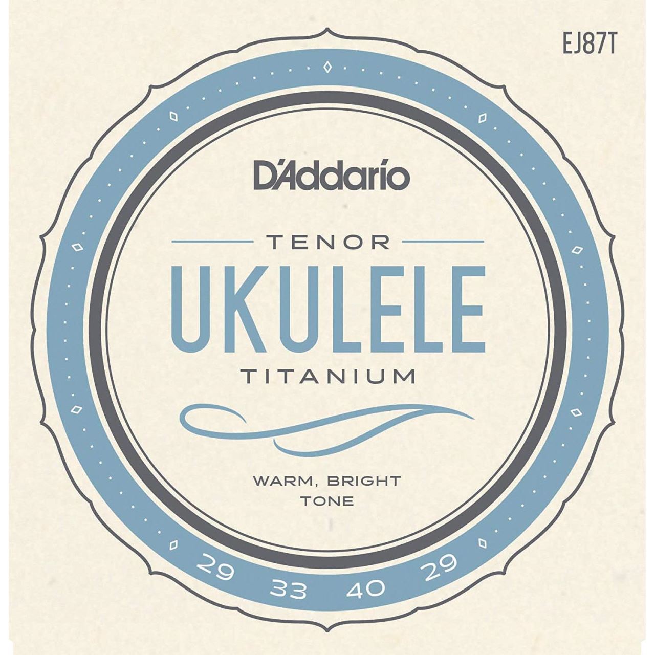 Set Corzi Ukulele Tenor - D'Addario EJ87T Titanium