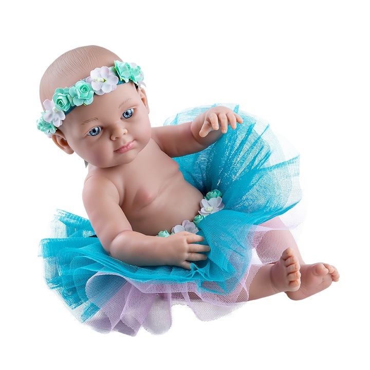 Baba Paola Reina balerina lány - Mini Pikolin, 32 cm