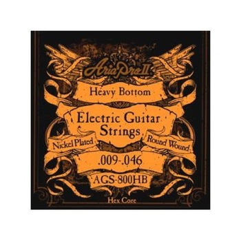 Set 6 corzi chitara electrica - Aria Pro II AGS-800HB Heavy Bottom 009 - 046 Set 6 corzi chitara electrica - Aria Pro II AGS-800HB Heavy Bottom 009 - 046