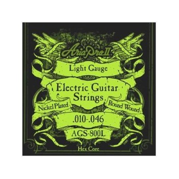 Set 6 corzi chitara electrica - Aria Pro II AGS-800L Light Gauge 010 - 046 Set 6 corzi chitara electrica - Aria Pro II AGS-800L Light Gauge 010 - 046