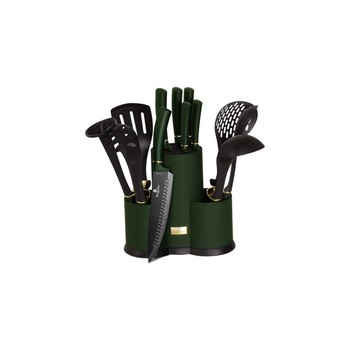 Set ustensile pentru gatit, 12 piese, invelis titan, Berlinger Haus, BH6250 Set ustensile pentru gatit, 12 piese, invelis titan, Berlinger Haus, BH6250