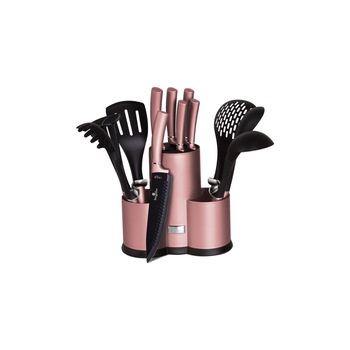 Set usttensile pentru gatit, 12 piese, invelis tita, Berlinger Haus, BH6252 Set usttensile pentru gatit, 12 piese, invelis tita, Berlinger Haus, BH6252