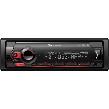 Radio MP3 auto Pioneer MVH-S420DAB, 1DIN, Bluetooth, DAB/DAB+, Spotify, 4x50W, USB, compatibil cu dispozitive Apple/Android, taste Rosu, display Alb Radio MP3 auto Pioneer MVH-S420DAB, 1DIN, Bluetooth, DAB/DAB+, Spotify, 4x50W, USB, compatibil cu dispozitive Apple/Android, taste Rosu, display Alb