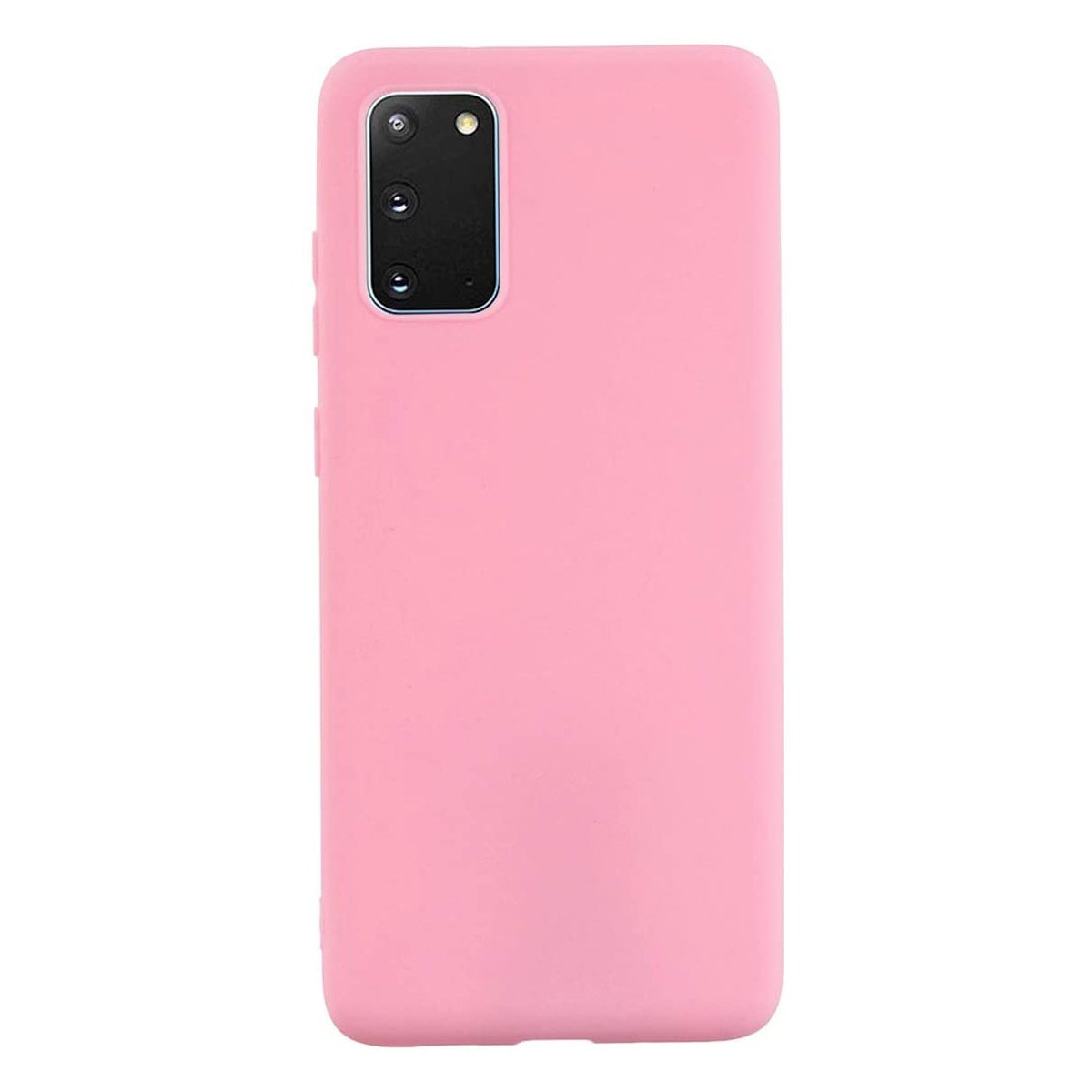 Husa silicon Samsung Galaxy S20 Matte, Antisoc, TPU Roz