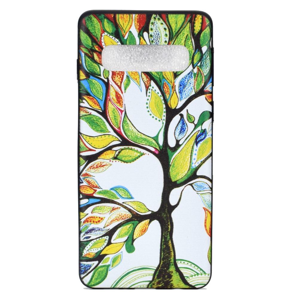 Husa silicon Samsung Galaxy S10 Model Three of Life, Antisoc, TPU, Viceversa Multicolor
