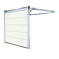 Usa de garaj sectionala BFT cu dungi orizontale , ALB RAL 9010 , L 3000 x 2500 H mm , Electrica