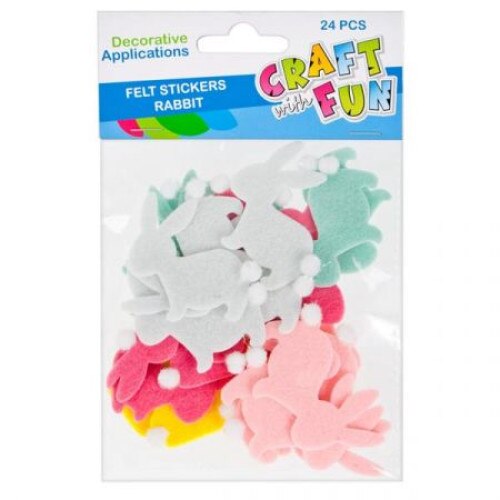 Stickere Iepurasi Paste 24 buc