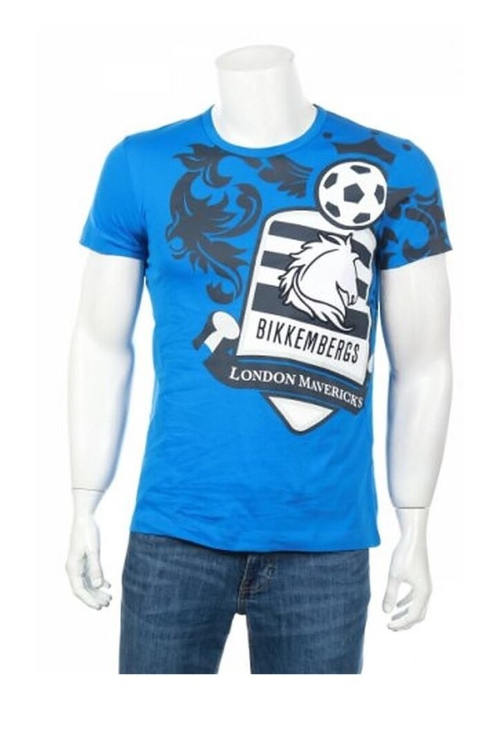 Tricou Bikkembergs, albastru, Albastru