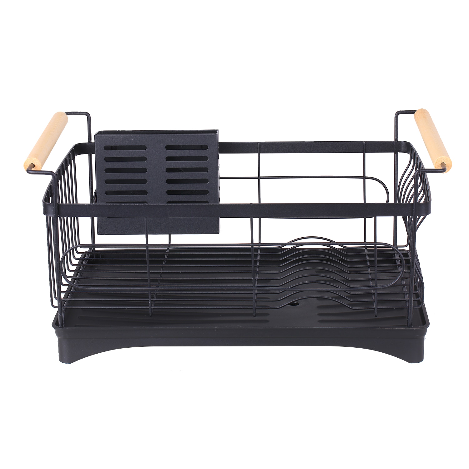 Raft pentru vase de bucatarie, Din otel inoxidabil, Lac de copt la temperaturs ridicats, Strat unic, Negru