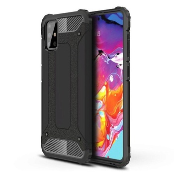 Husa Antisoc Forcell Armour pentru Samsung Galaxy A71, Negru Husa Antisoc Forcell Armour pentru Samsung Galaxy A71, Negru