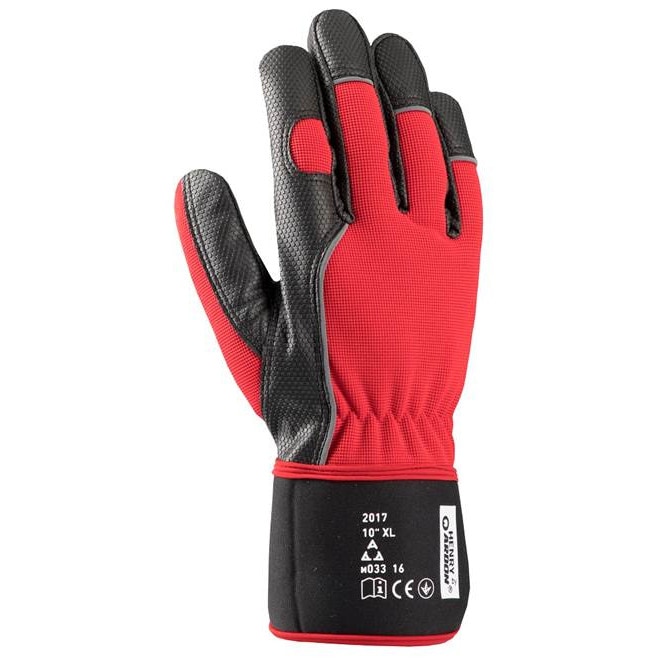 Manusi Henry,Ardon,Marimea XL,Rosu/Negru