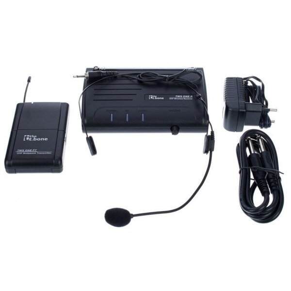 Microfon Lavaliera, The t.Bone, TWS one, D Headset, Negru, Banda frecventa UHF