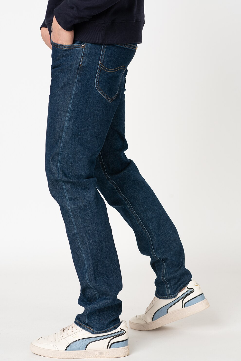 Lee, Blugi cu croiala dreapta Daren, Bleumarin