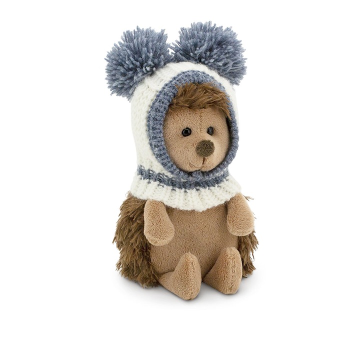 Papusa din plus, Prickle, ariciul cu caciulita alb-gri,, 15cm, Orange Toys