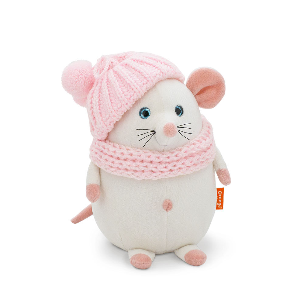 Papusa din plus,, Dusya, fetita soricel, 20cm, Orange Toys