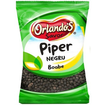 Piper negru boabe Orlandos Savor, 100g Piper negru boabe Orlandos Savor, 100g