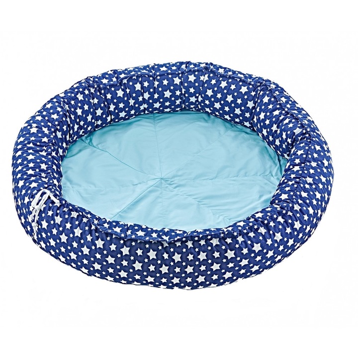 Spatiu de joaca BabyJem PlayNest Navy
