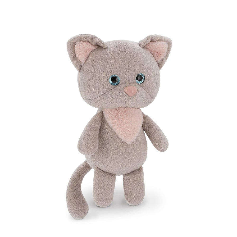 Papusa din plus, Pisicuta gri, 20 cm, Orange Toys