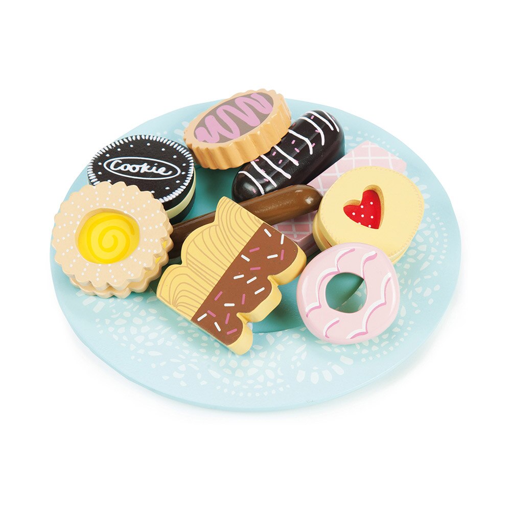 Jucarie educativa, Le Toy Van, platou cu biscuiti, multicolor, 3 ani +