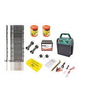 kit complet gard electric 9-12v 021 joule 90 ah 1000m 50 stalpi 2 manere poarta 2 placute si baterie breckner germany imagen 45_0_
0