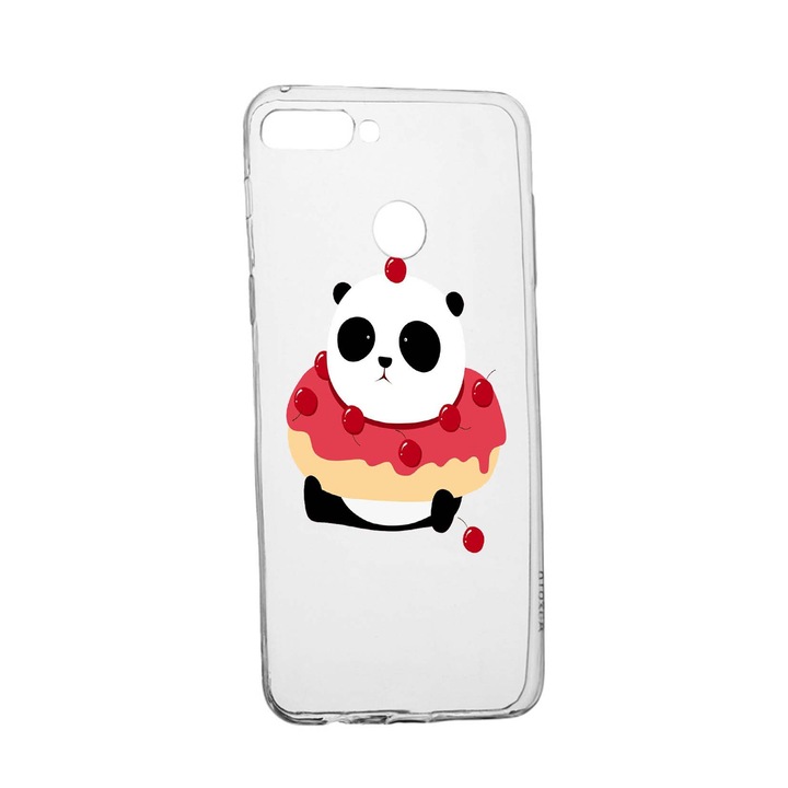 Силиконов калъф Unique за Sweet Panda, Huawei Y7 Prime 2018 / Y7 2018, 585
