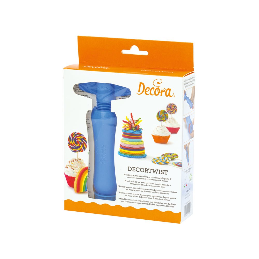 Dispozitiv pentru ornat Decortwist cu 20 de modele Decora