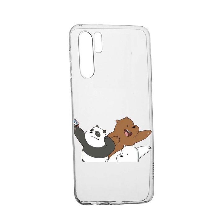 Силиконов калъф Unique за Keep Calm - Bear, Huawei P30 Pro, 587