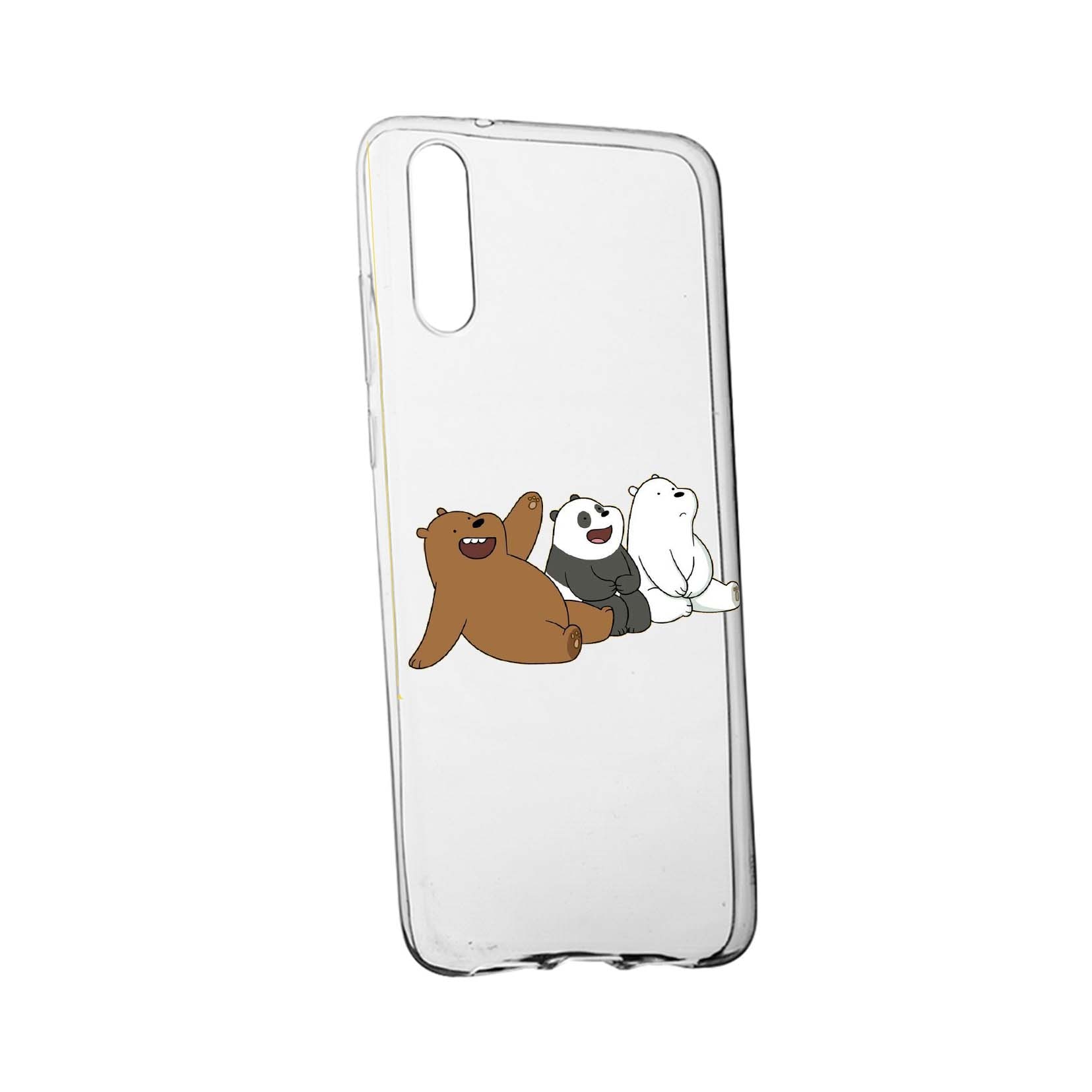 Husa de protectie We Bare Bears, pentru Samsung Galaxy A2 Core, rezistenta la uzura, anti-alunecare, din silicon Premium, 588