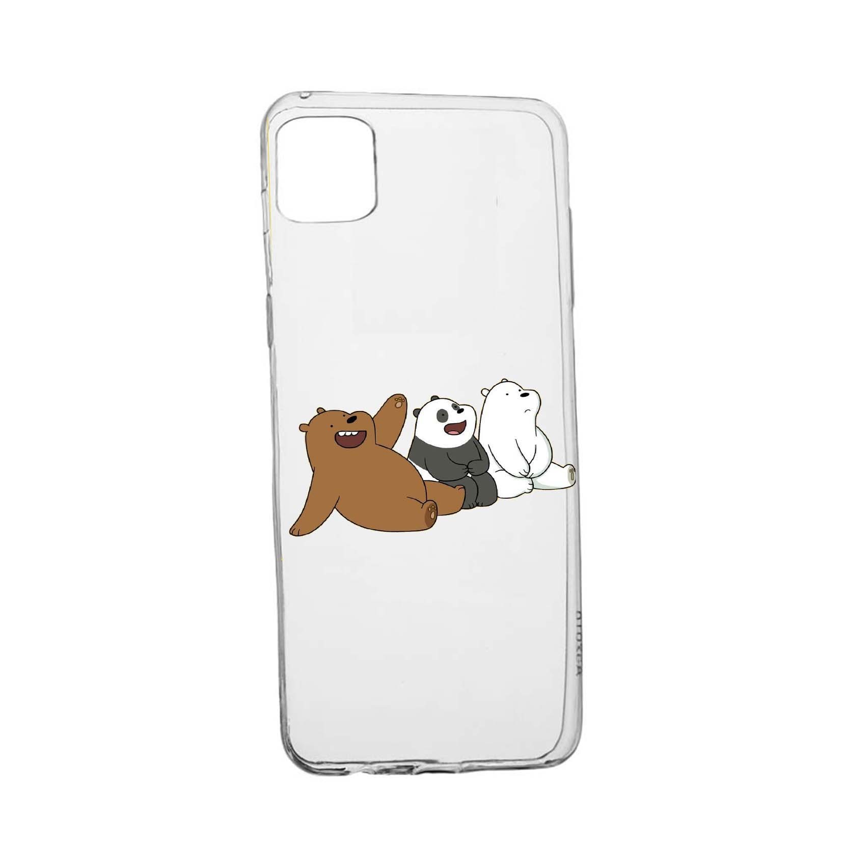 Husa de protectie We Bare Bears, pentru Apple iPhone 11 Pro Max, rezistenta la uzura, anti-alunecare, din silicon Premium, 588