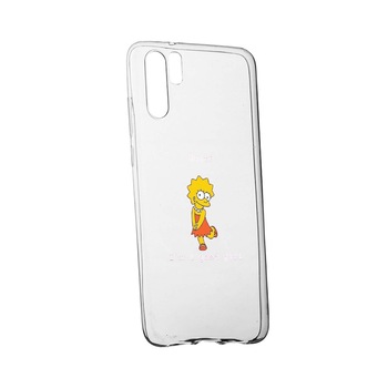 Husa de protectie Lisa - I'm a good girl, pentru Huawei P30 Pro, rezistenta la uzura, anti-alunecare, din silicon Premium, 591 Husa de protectie Lisa - I'm a good girl, pentru Huawei P30 Pro, rezistenta la uzura, anti-alunecare, din silicon Premium, 591