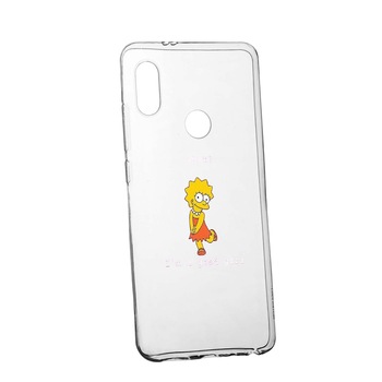Husa de protectie Lisa - I'm a good girl, pentru Huawei Y7 2019, rezistenta la uzura, anti-alunecare, din silicon Premium, 591 Husa de protectie Lisa - I'm a good girl, pentru Huawei Y7 2019, rezistenta la uzura, anti-alunecare, din silicon Premium, 591