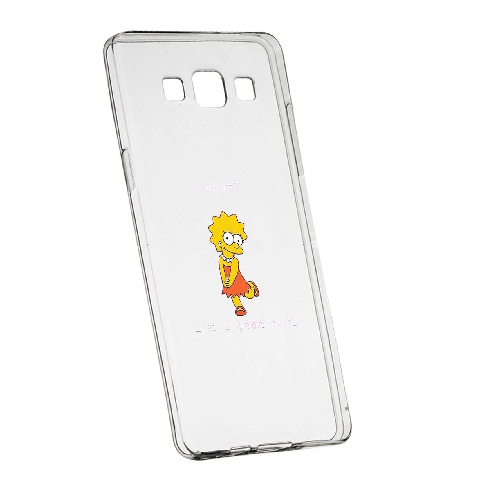 Husa de protectie Lisa - I'm a good girl, pentru Samsung Galaxy J7 2016, rezistenta la uzura, anti-alunecare, din silicon Premium, 591