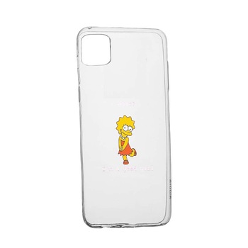 Husa de protectie Lisa - I'm a good girl, pentru Samsung Galaxy A51, rezistenta la uzura, anti-alunecare, din silicon Premium, 591 Husa de protectie Lisa - I'm a good girl, pentru Samsung Galaxy A51, rezistenta la uzura, anti-alunecare, din silicon Premium, 591