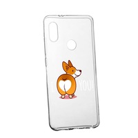 Husa de protectie Sweet doggy Emoji, pentru Huawei Honor Play 8A, rezistenta la uzura, anti-alunecare, din silicon Premium, 593