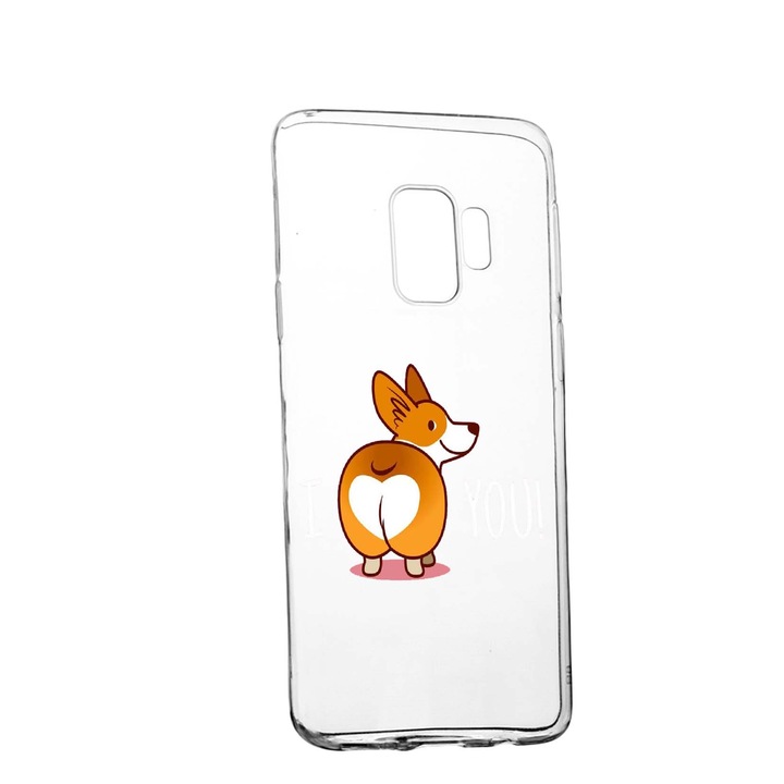 Силиконов калъф Unique за Sweet doggy Emoji, Samsung Galaxy S9 Plus, 593