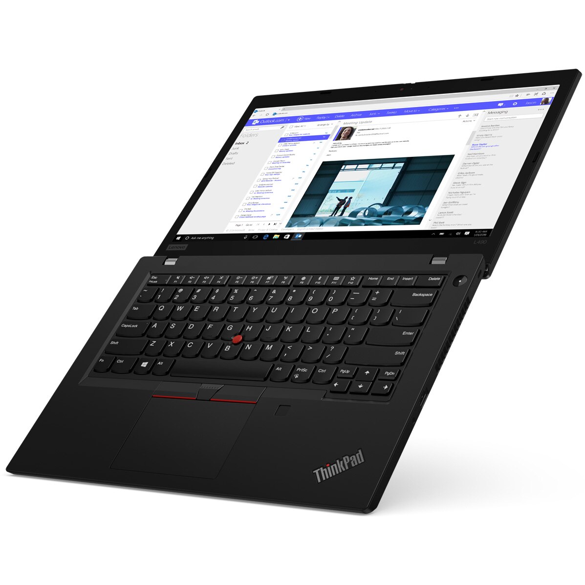 Laptop ultraportabil Lenovo ThinkPad L490 cu procesor Intel Core