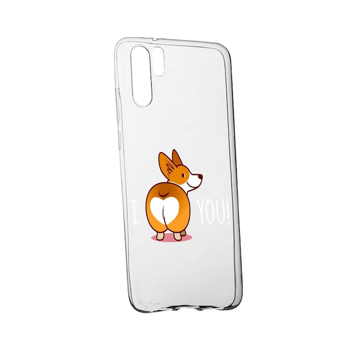 Силиконов калъф Unique за Sweet doggy Emoji, Huawei P30 Pro, 593