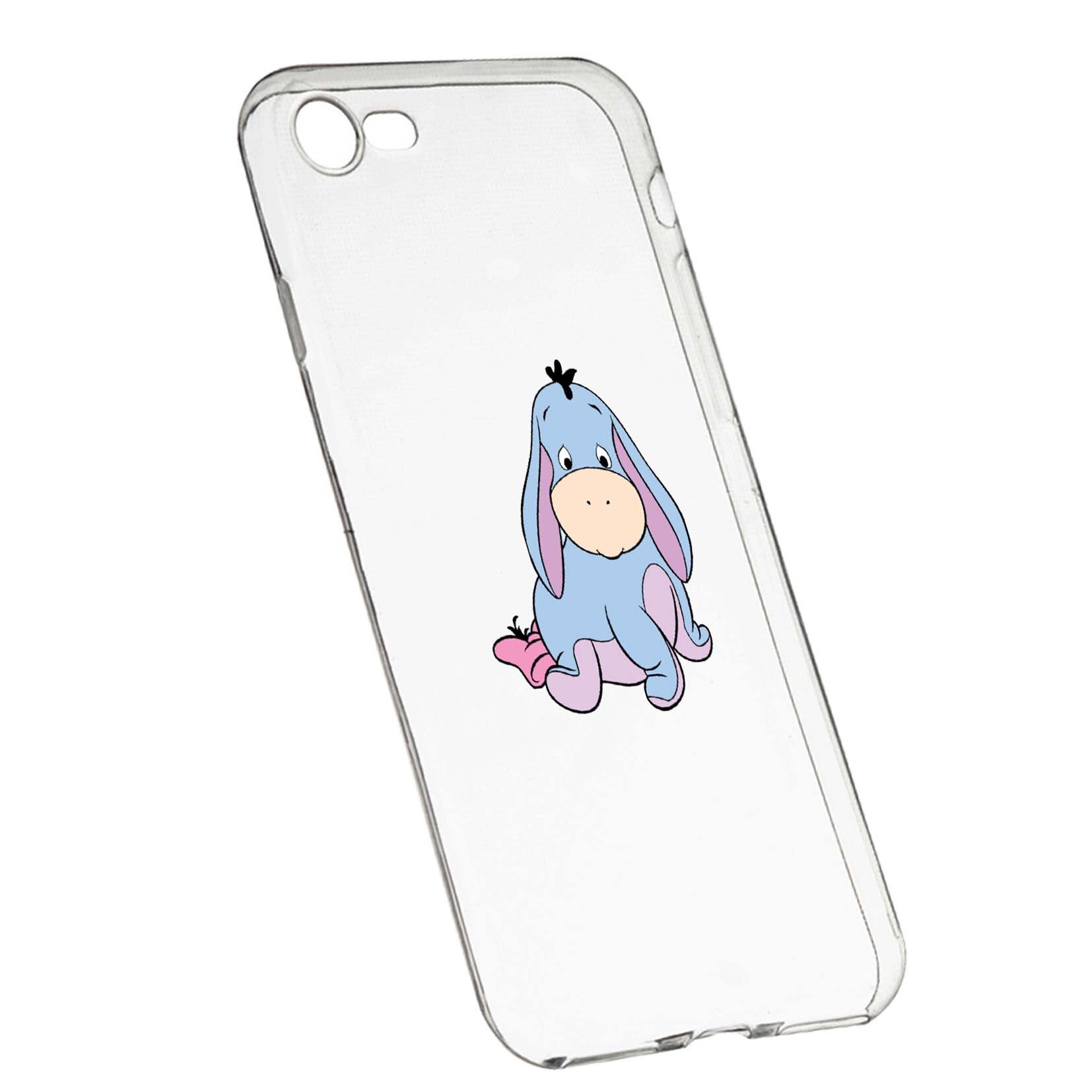 Husa de protectie Winnie the Pooh - Magarusul, pentru Apple iPhone 6 / 6S, rezistenta la uzura, anti-alunecare, din silicon Premium, 594