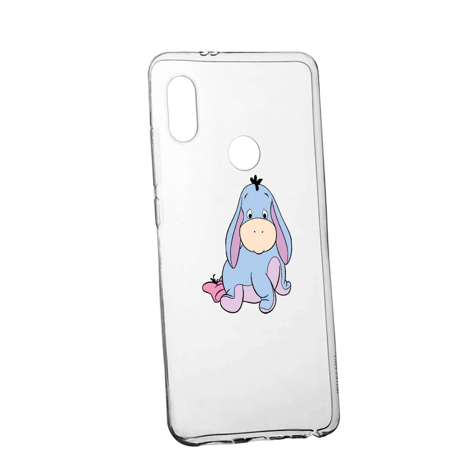 Husa de protectie Winnie the Pooh - Magarusul, pentru Huawei Honor Play 8A, rezistenta la uzura, anti-alunecare, din silicon Premium, 594