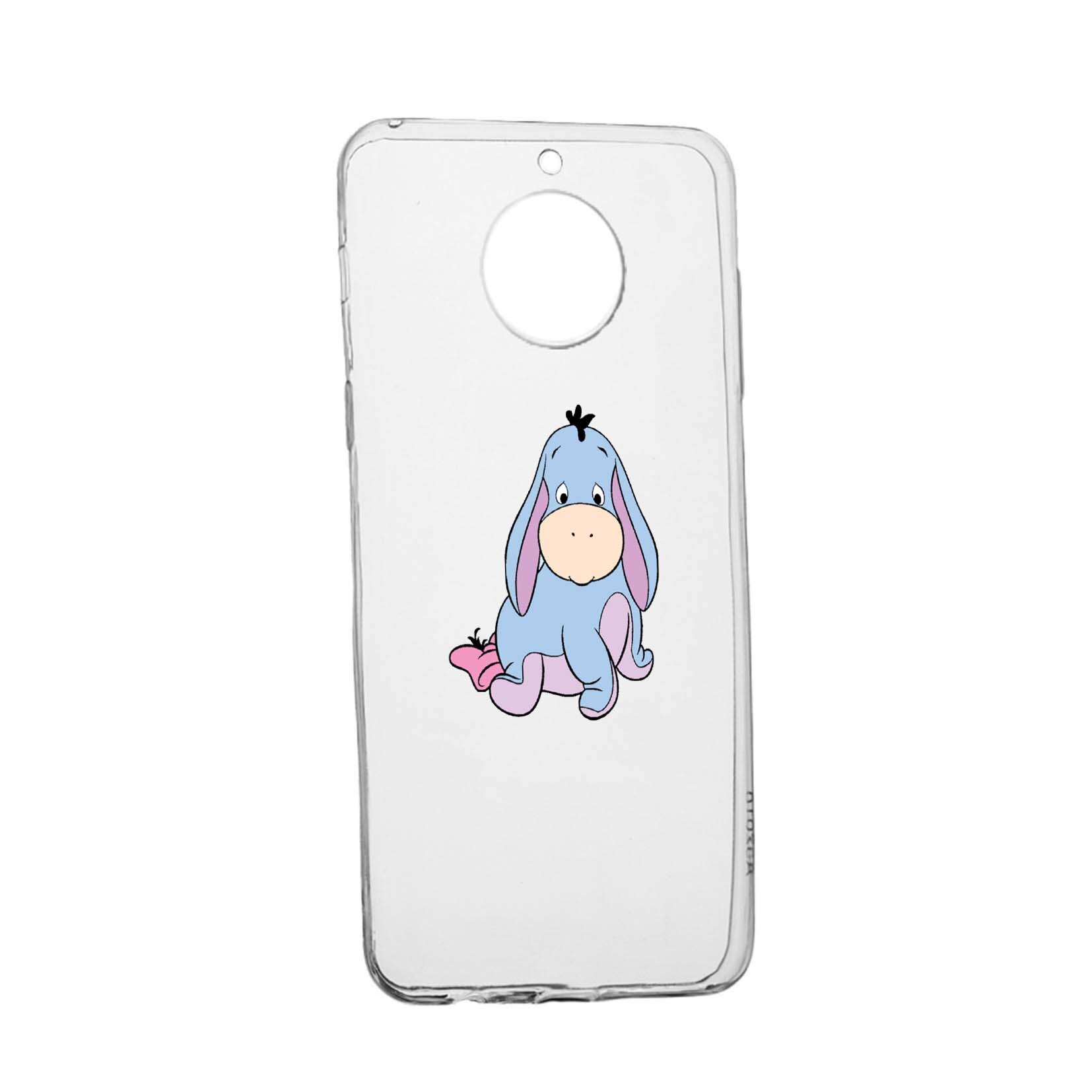 Husa de protectie Winnie the Pooh - Magarusul, pentru Motorola Moto G6 PLAY, rezistenta la uzura, anti-alunecare, din silicon Premium, 594