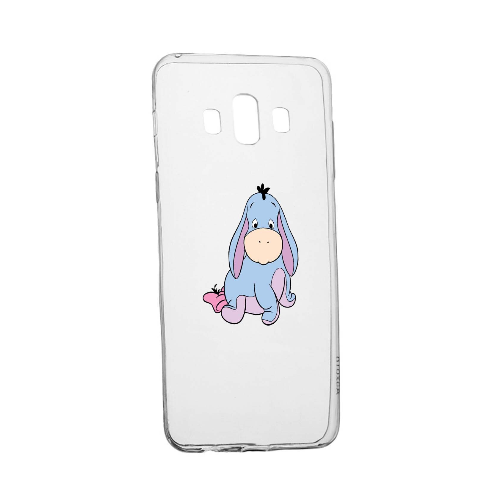 Husa de protectie Winnie the Pooh - Magarusul, pentru Samsung Galaxy J6 Plus 2018, rezistenta la uzura, anti-alunecare, din silicon Premium, 594