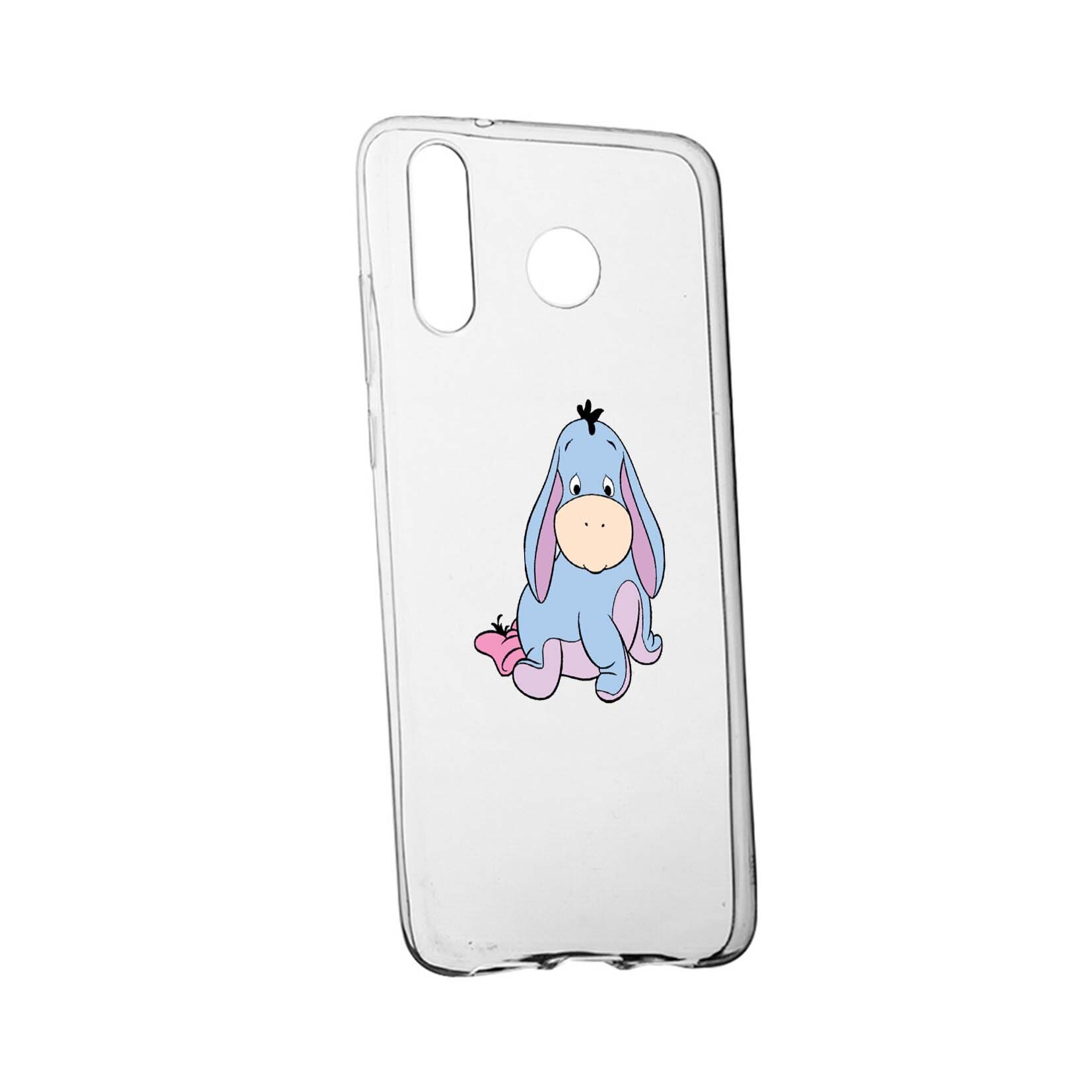 Husa de protectie Winnie the Pooh - Magarusul, pentru Samsung Galaxy A40, rezistenta la uzura, anti-alunecare, din silicon Premium, 594