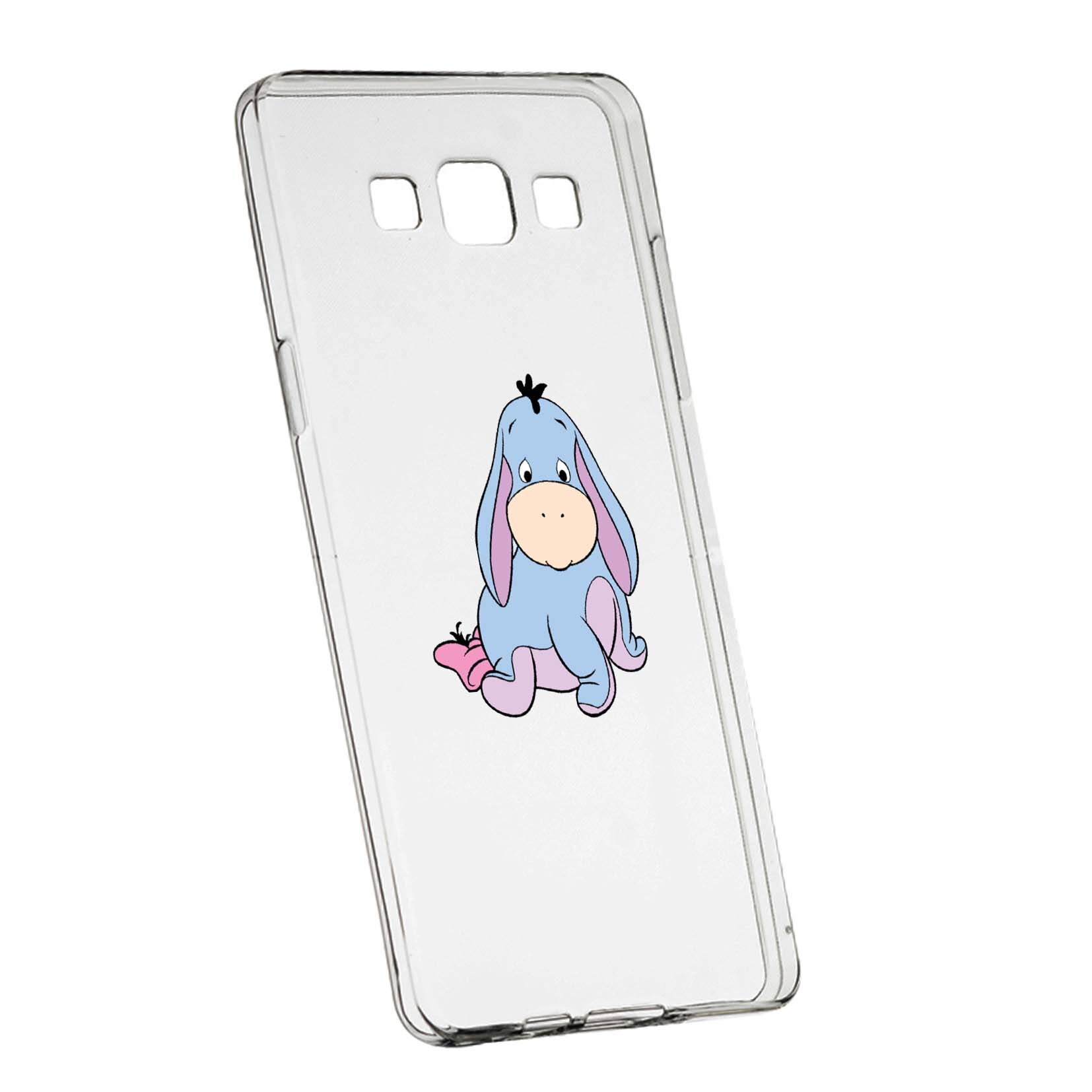 Husa de protectie Winnie the Pooh - Magarusul, pentru Samsung Galaxy J3 2016, rezistenta la uzura, anti-alunecare, din silicon Premium, 594