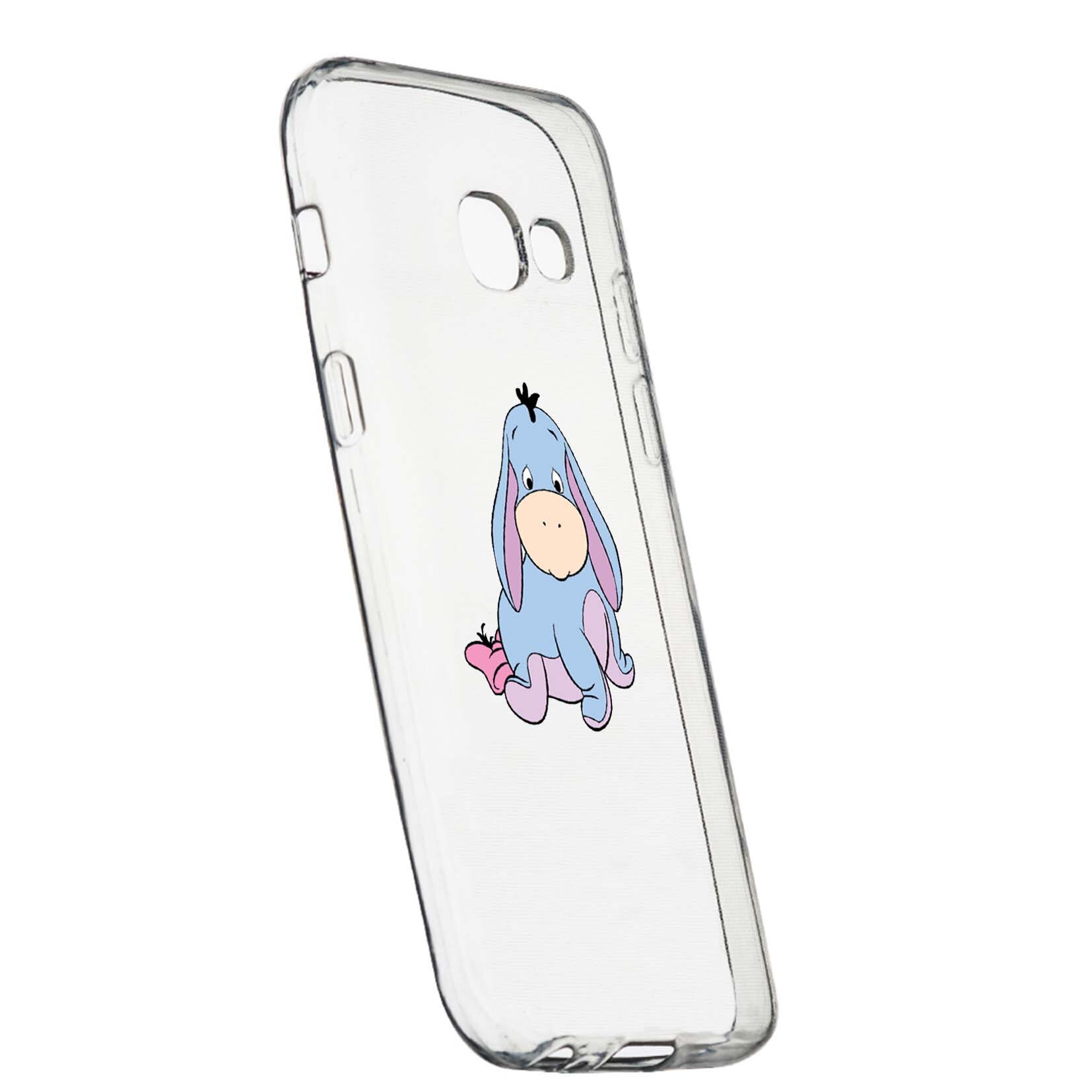 Husa de protectie Winnie the Pooh - Magarusul, pentru Samsung Galaxy A3 2016, rezistenta la uzura, anti-alunecare, din silicon Premium, 594