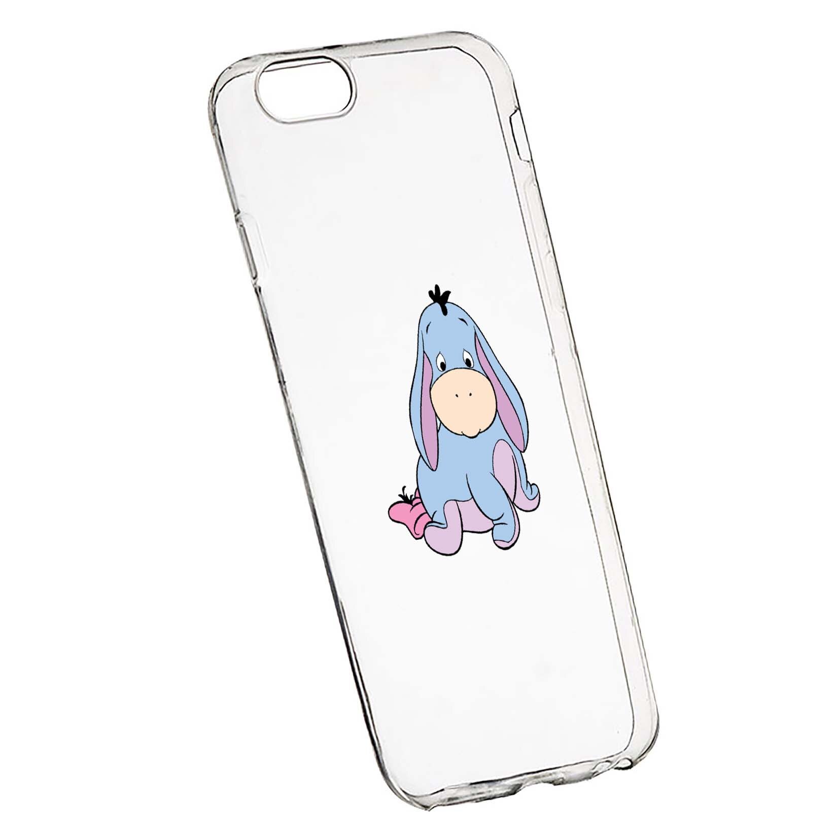 Husa de protectie Winnie the Pooh - Magarusul, pentru Apple iPhone 6 Plus / 6S Plus, rezistenta la uzura, anti-alunecare, din silicon Premium, 594